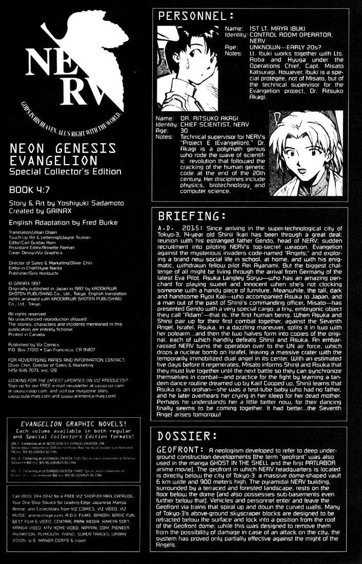 Neon Genesis Evangelion Vol.4 Chapter 26 : One Moment, One Heart - Picture 3