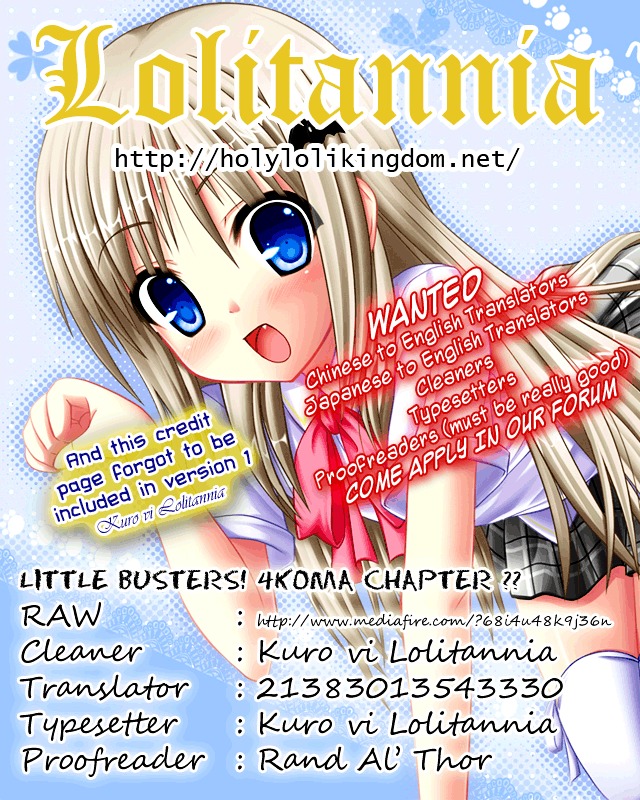 Little Busters! The 4-Koma - Page 1