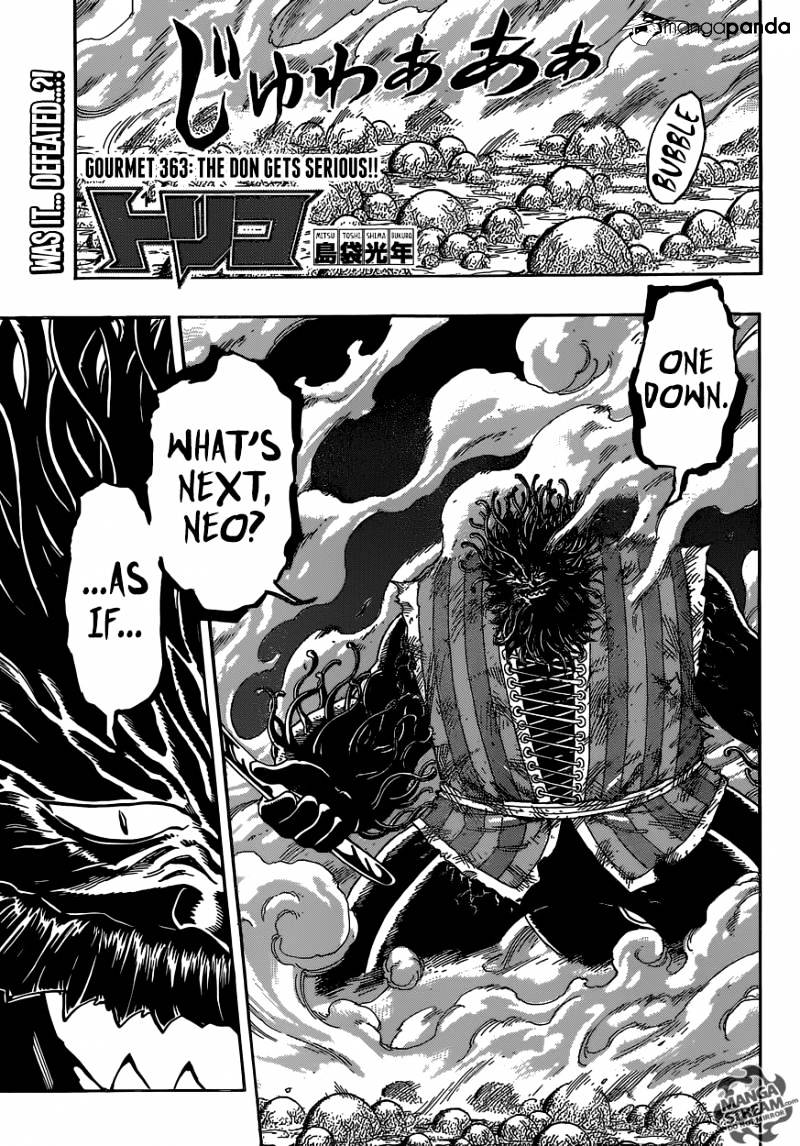 Toriko Chapter 363 : Don, Serious!! - Picture 1