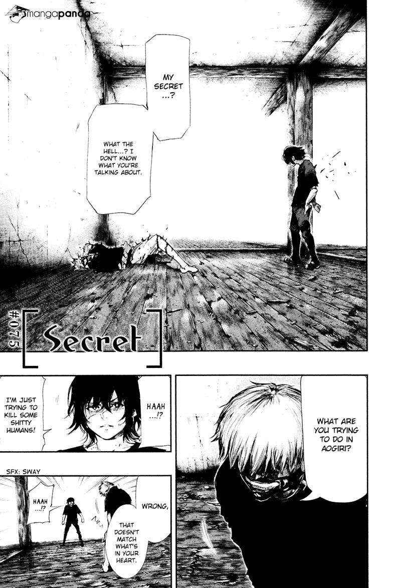 Tokyo Ghoul Vol. 8 Chapter 75: Secret - Picture 3