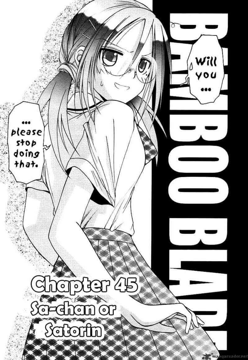 Bamboo Blade Chapter 45 : Sa-Chan Or Satorin - Picture 2