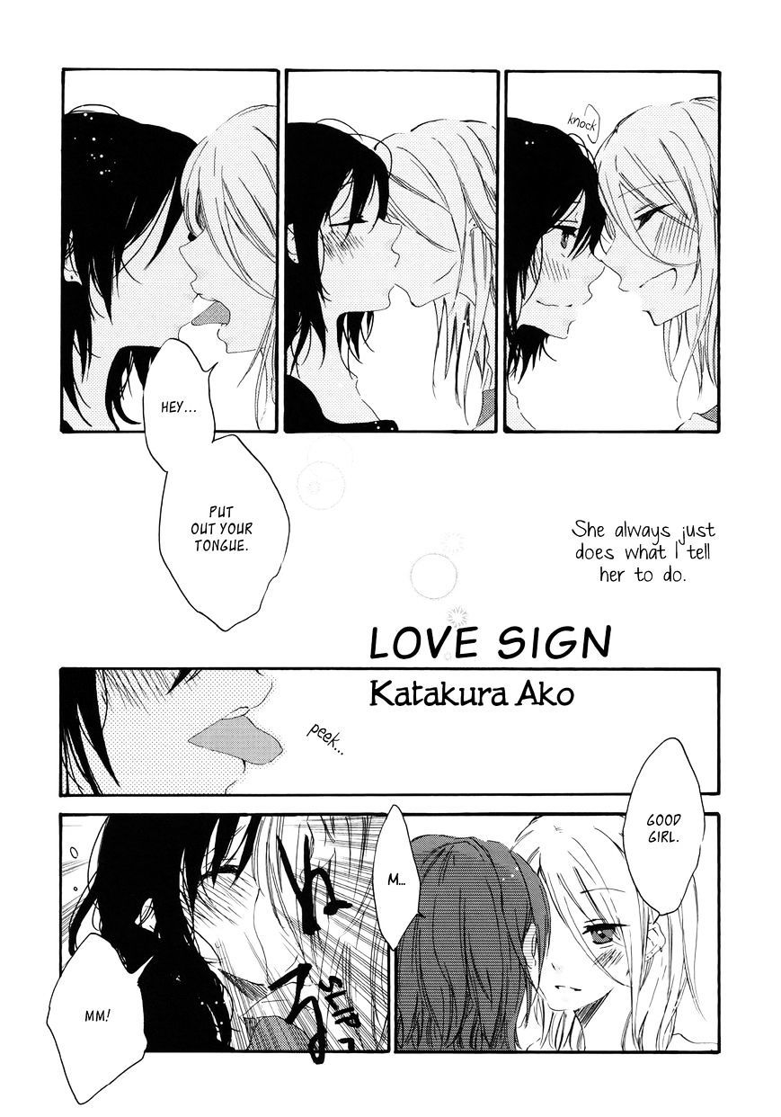 Love Sign (Katakura Ako) Chapter 1 : Oneshot - Picture 2