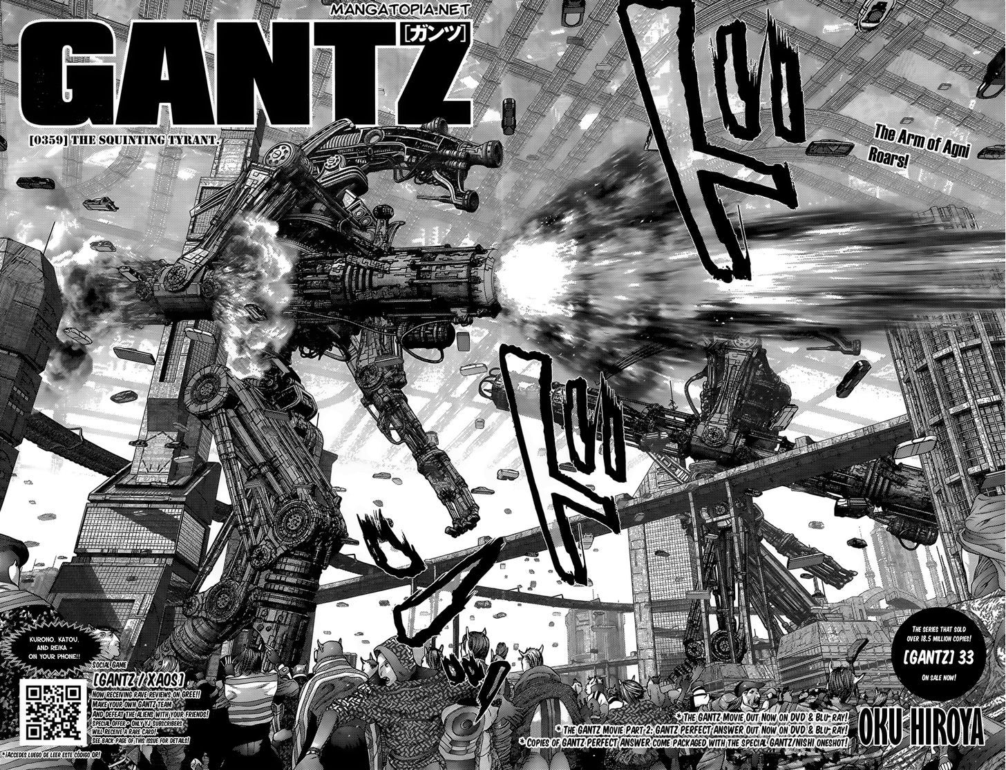 Gantz Vol.34 Chapter 359 : The Squinting Tyrant - Picture 3