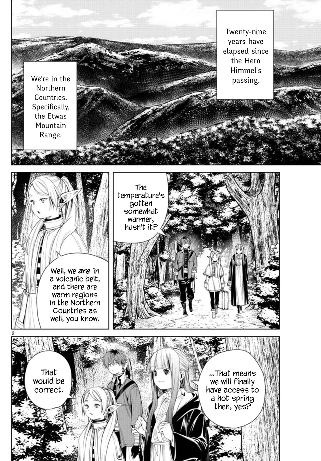 Sousou No Frieren Chapter 65: The Secret Hot Spring Of The Etwas Mountains - Picture 2