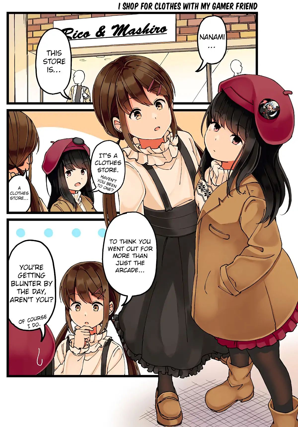 Hanging Out With A Gamer Girl Chapter 12: Shop For Clothes With My Gamer Friend - Picture 1